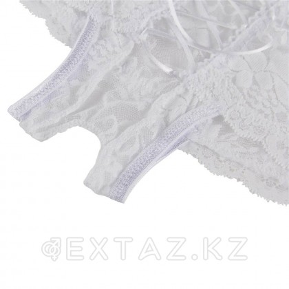 Трусики на завязках с доступом белые (размер XS-S) от sex shop Extaz фото 9
