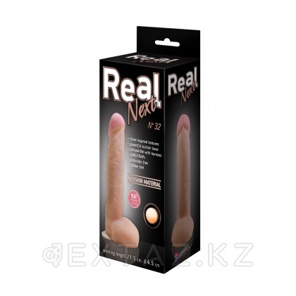 Фаллоимитатор неоскин на присоске в коробке REAL Next № 32 (раб. длина 19,5 см.) от sex shop Extaz фото 5