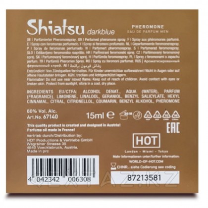 Духи с феромонами «Darkblue» Shiatsu мужские 15 мл. от sex shop Extaz фото 4