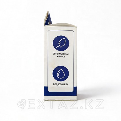 Анальная пробка из фиолетового силикона с бирюзовым кристаллом (размер S) от sex shop Extaz фото 3