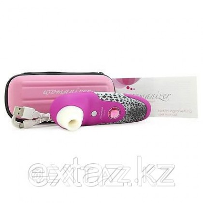 Улучшенный вакуумный массажер клитора Womanizer W500 - Pro, пурпурный от sex shop Extaz фото 2