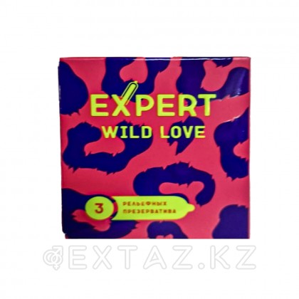 Презервативы EXPERT WILD LOVE № 3 (ребристые с точками), 3 шт. от sex shop Extaz
