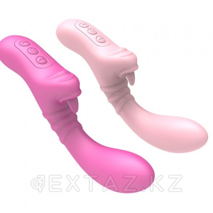 Вибратор Female dildo с клиторальной стимуляцией розовый от sex shop Extaz фото 4