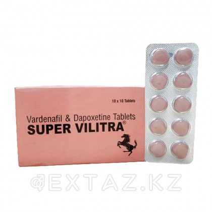 Препарат для усиления эрекции и продления полового акта Vilitra 80 mg (10 шт.) от sex shop Extaz фото 3