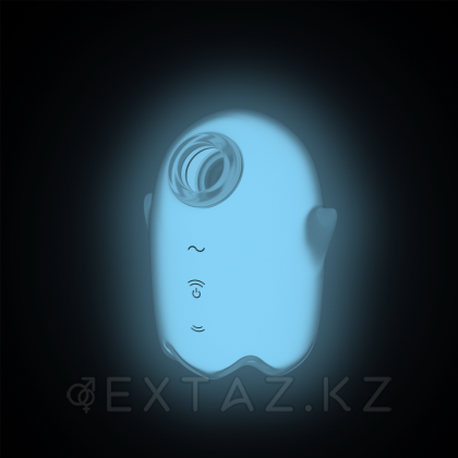Мини-вибратор с воздушной стимуляцией Satisfyer Glowing Ghost серый (светится в темноте) от sex shop Extaz фото 8