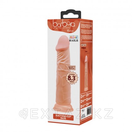 Фаллоимитатор-реалистик на присоске Barbara (21×4,2 см) от sex shop Extaz фото 6
