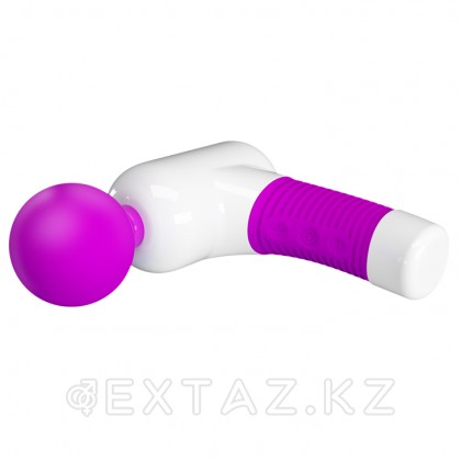 Универсальный вибромассажер Super power 7 режимов вибрации (бело-фиолетовый) от sex shop Extaz фото 9