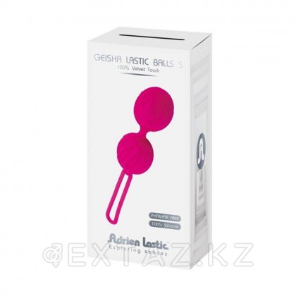 Вагинальные шарики Geisha Lastic Balls фуксия от Adrien Lastic (размер S) от sex shop Extaz фото 2