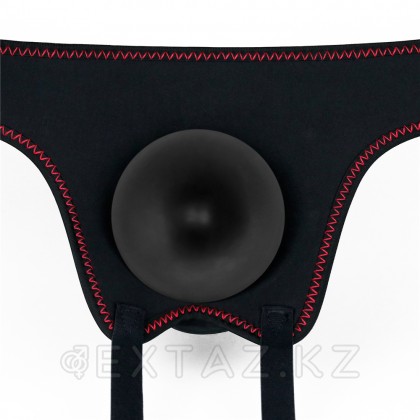 Страпон на трусиках Ingen (20*4 см.) в чёрном цвете от sex shop Extaz фото 12