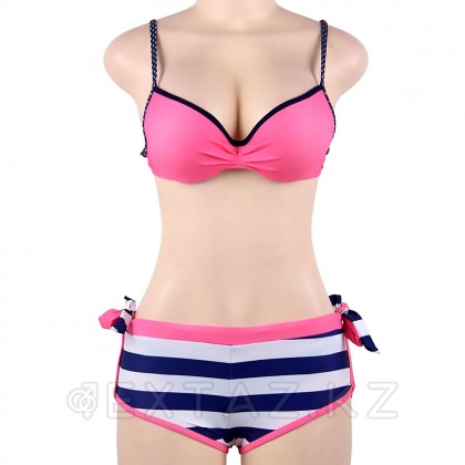 Купальник тройка Pink Stripe (XL) от sex shop Extaz фото 3