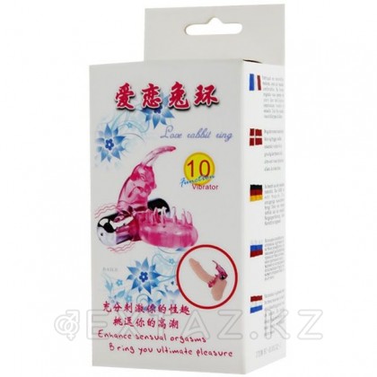 Эрекционное кольцо в виде кролика с мощным виброэлементом от sex shop Extaz фото 3