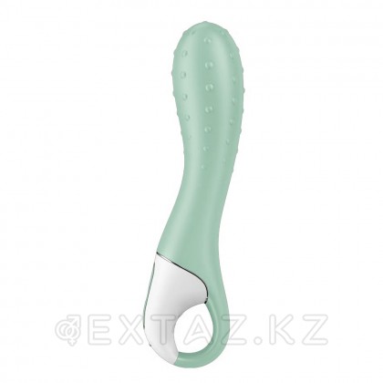 Вибратор для точки G Air Pump Vibator 3 от Satisfyer, зеленый от sex shop Extaz