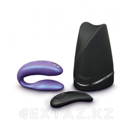 Вибратор для пар фиолетовый WE-VIBE Sync Cosmic от sex shop Extaz