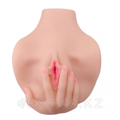 Реалистичный мастурбатор в виде половых губ от sex shop Extaz фото 8