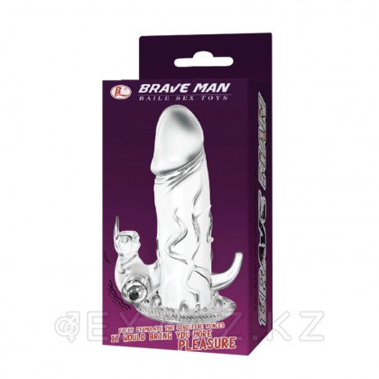 Насадка на пенис со стимулятором клитора от sex shop Extaz