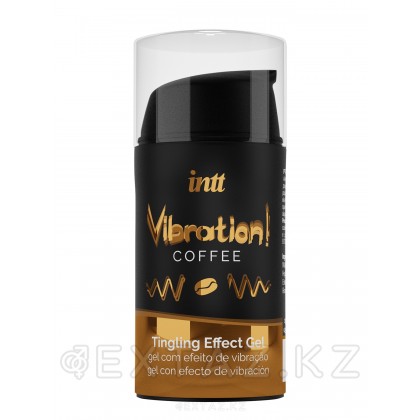 Возбуждающий гель с эффектом вибрации Vibration! Coffee от INTT 15 мл от sex shop Extaz
