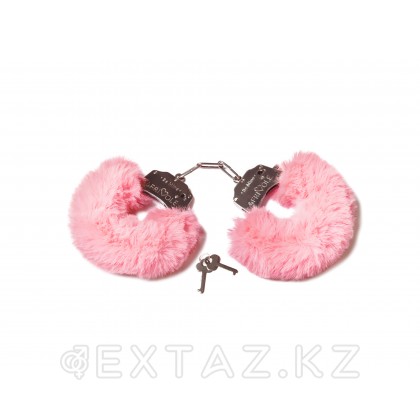 Шикарные наручники с пушистым мехом пастельно розового цвета  (Be Mine) (One Size) от sex shop Extaz