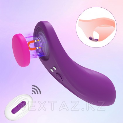 Вибратор в трусики на магните с пультом ДУ розовый от sex shop Extaz фото 7