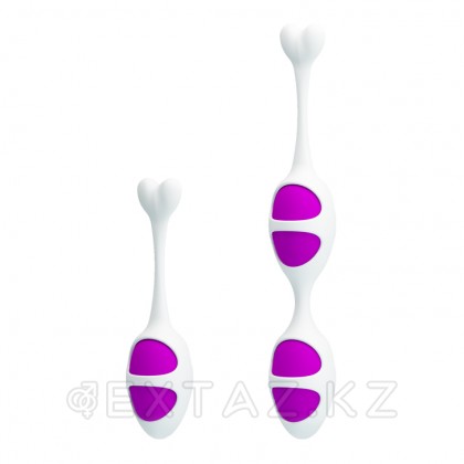 Набор силиконовых вагинальных шариков (30г. / 40г.) от sex shop Extaz фото 4