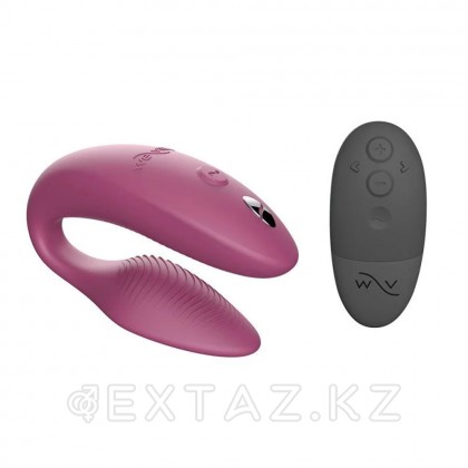 Вибратор для пар We-Vibe Sync 2 розовый (в комплекте батарейка для пульта) от sex shop Extaz фото 4