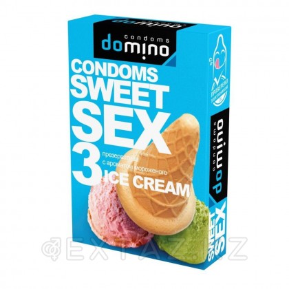 Презервативы DOMINO SWEET SEX ICE CREAM 3 штуки (оральные) от sex shop Extaz фото 4