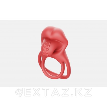 Эрекционное виброкольцо двойное со стимулятором клитора Lick it от sex shop Extaz фото 8