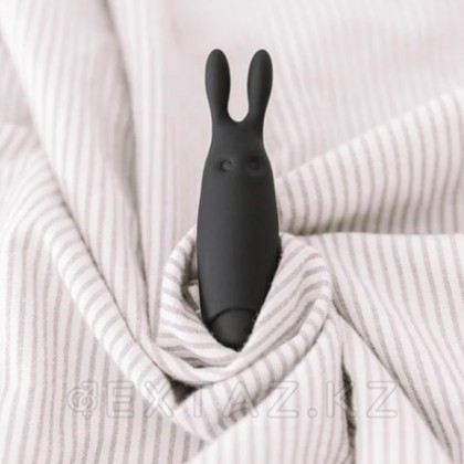 Карманный вибратор-кролик Rabbit Adrien Lastic черный от sex shop Extaz фото 7