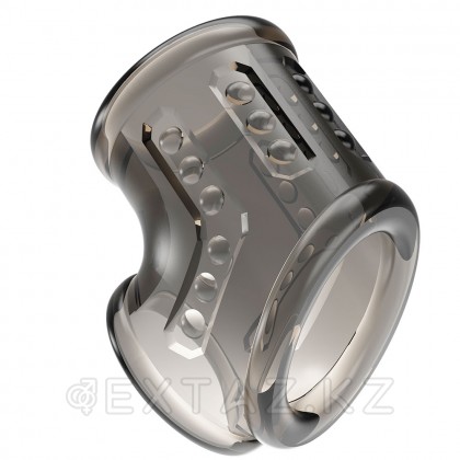 Насадка на пенис и мошонку Pretty love, серая от sex shop Extaz