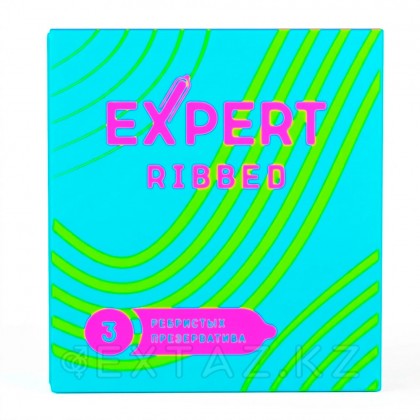 Презервативы EXPERT Ribbed, ребристые, 3 шт от sex shop Extaz