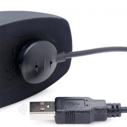 Thunderplugs Slider Sliding Shaft Anal Plug - анальный вибромассажер с движущимся кольцом, 19.8х3.8 см (чёрный) от sex shop Extaz фото 5