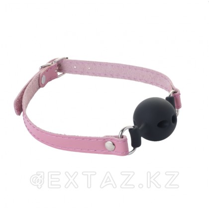 Кляп 3.8 см с розовыми ремнями от sex shop Extaz