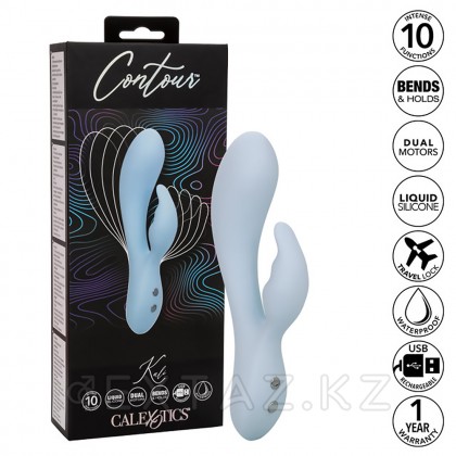 Вибратор-кролик ультрагибкий CalExotics Contour Kali, 10.75 см x 3.25 см от sex shop Extaz фото 11