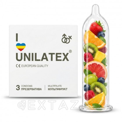 Презервативы Unilatex Multifruits/ароматизированные, 3 шт от sex shop Extaz