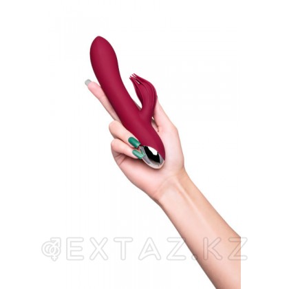 Вибратор с клиторальным стимулятором L'EROINA by TOYFA Sangra бордовый 20,5 см. от sex shop Extaz фото 6