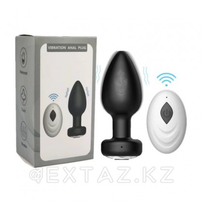 Анальная вибропробка с пультом ДУ от sex shop Extaz фото 3