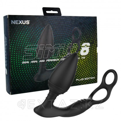 NEXUS Массажер простаты с кольцами для пениса и мошонки SIMUL8 Plug Edition от sex shop Extaz фото 2