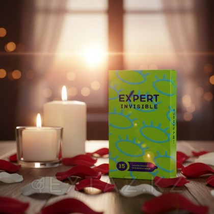 Презервативы EXPERT INVISIBLE № 12+3 (особо тонкие), 12+3 шт. от sex shop Extaz фото 2
