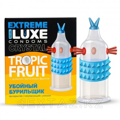 Презерватив LUXE EXTREME Убойный бурильщик (ТРОПИЧЕСКИЕ ФРУКТЫ) 1 шт. от sex shop Extaz