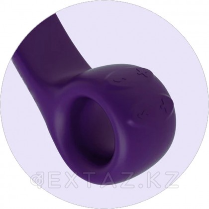 Вибратор для двойной стимуляции SVibe Snail CURVE фиолетовый от sex shop Extaz фото 4