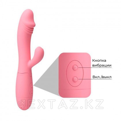 Нежно-розовый вибратор кролик Snappy от sex shop Extaz фото 6