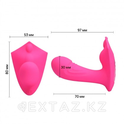 Беспроводной вибро-стимулятор бабочка Walker, розовый от sex shop Extaz фото 4