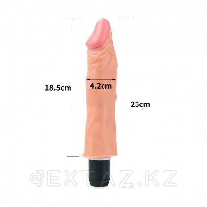 Вибратор реалистик гнущийся (23 х 4,2 см) от sex shop Extaz фото 4