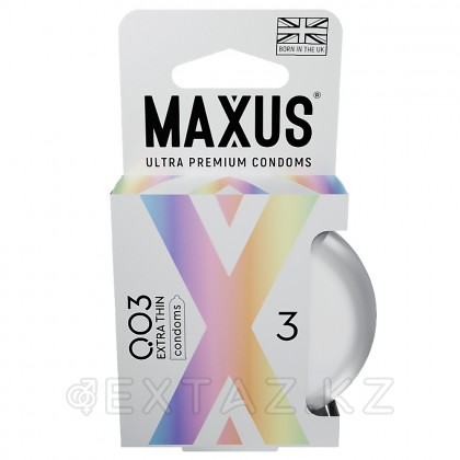 Презервативы экстремально тонкие Maxus Extra Thin 003, 3 шт. от sex shop Extaz