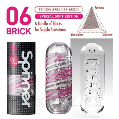 TENGA SPINNER Мастурбатор Brick от sex shop Extaz фото 2