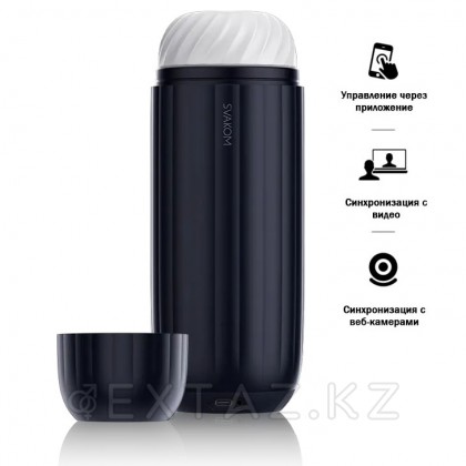 Автоматический интерактивный мастурбатор Sam Neo 2 темно-синий от SVAKOM от sex shop Extaz фото 4