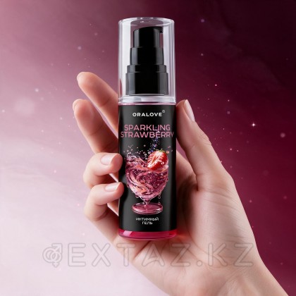 Интимный гель Клубничное шампанское Oralove 60 г от sex shop Extaz фото 4