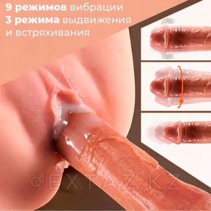 Вибратор реалистичный CompanionX с подогревом и пультом ДУ (22 х 4,5 см.) от sex shop Extaz фото 5