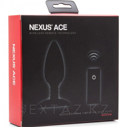 *NEXUS Вибровтулка Ace M анальная черная (ACE001)  от sex shop Extaz фото 5