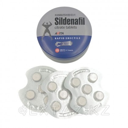 Возбуждющее средство Sildenafil для мужчин (15 таб. + подарок желе для женщин) от sex shop Extaz