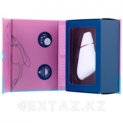 Вакуумный клиторальный стимулятор с вибрацией Satisfyer Love triangle white от sex shop Extaz фото 5